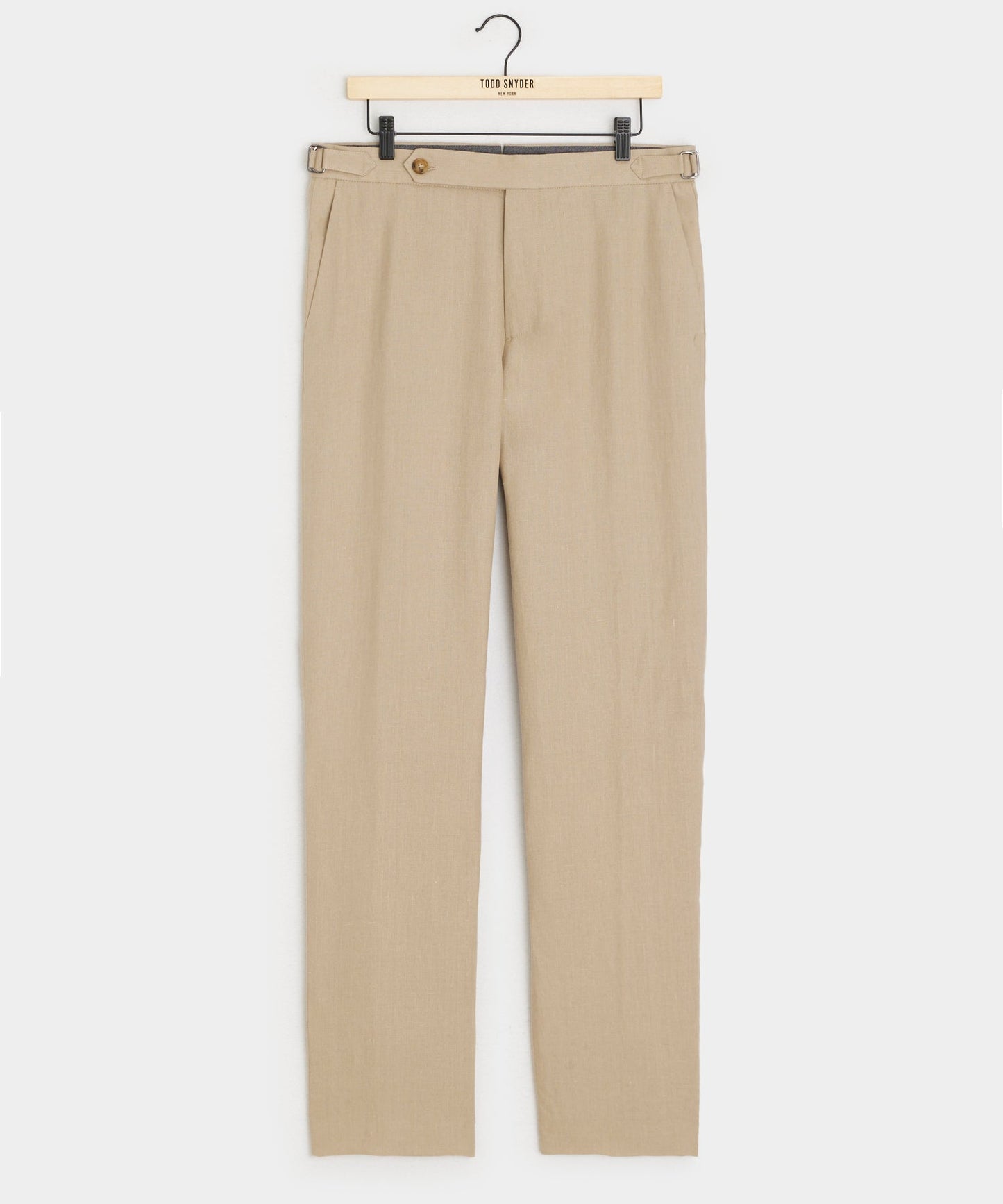 Italian Linen Side Tab Trouser