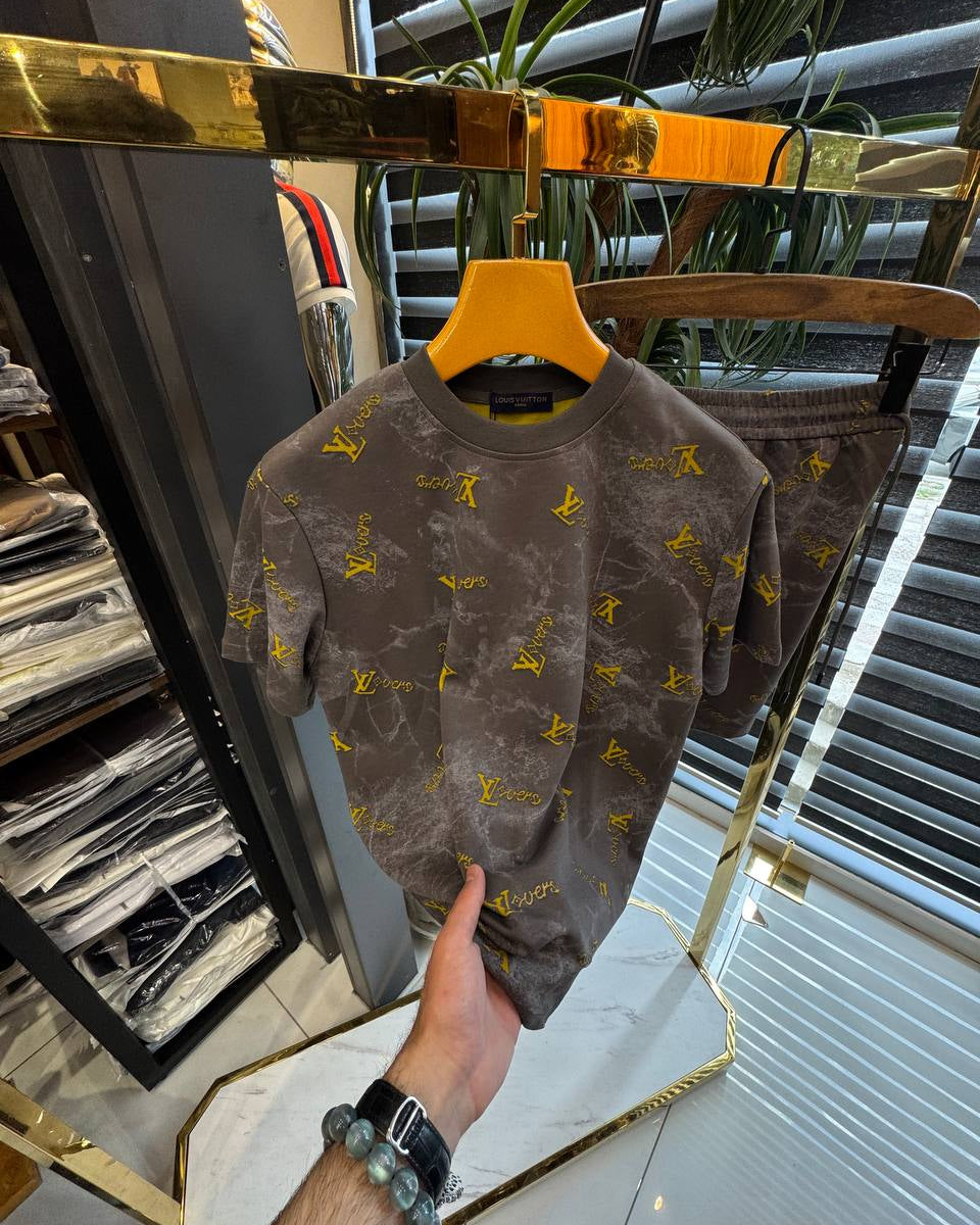Louis Vuitton Marble Wash Tee & Short Set