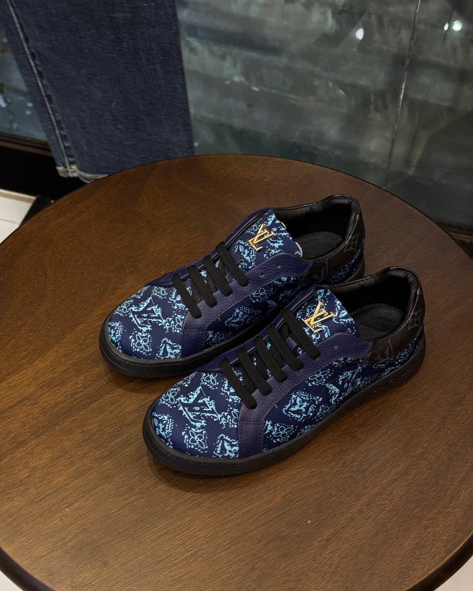 Louis Vuitton Cobalt Print Sneaker
