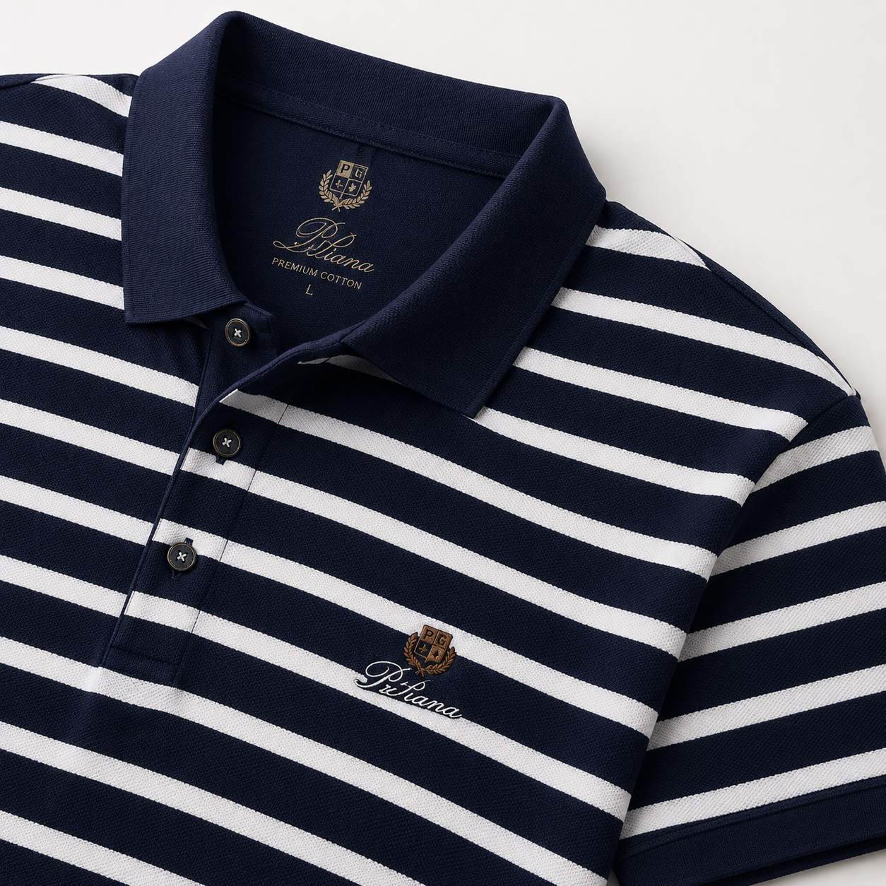 Loro Piana Procida Stripe Polo