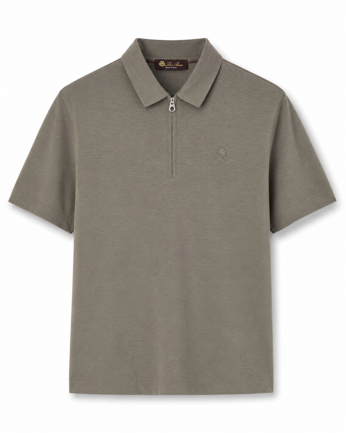 Loro Piana Otranto Zip Polo