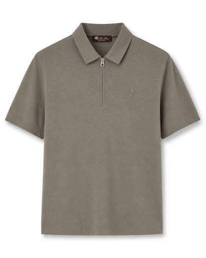 Loro Piana Otranto Zip Polo