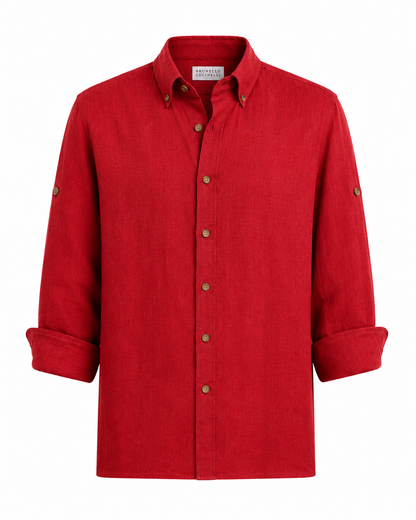 Brunello Cucinelli Trevi Linen Shirt