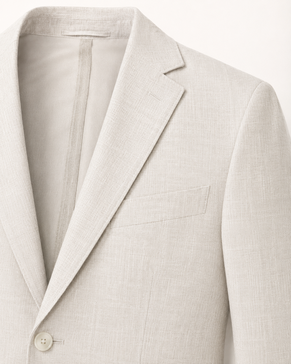 Loro Piana Sartoria Ecru Blazer