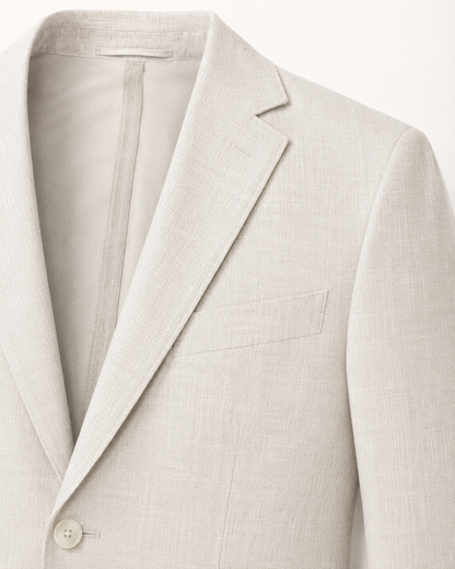 Loro Piana Sartoria Ecru Blazer