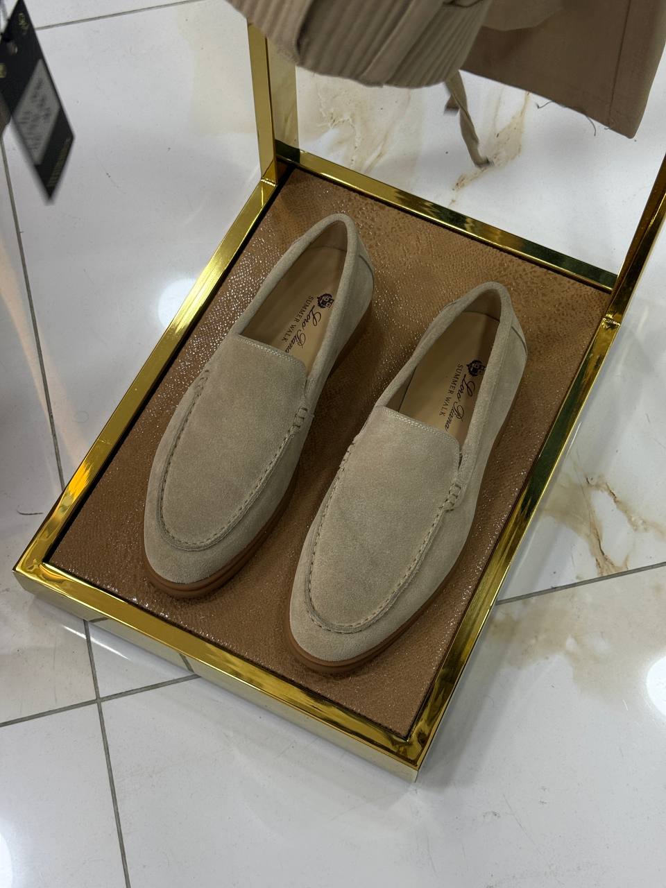 Loro Piana Ancona Suede Loafer