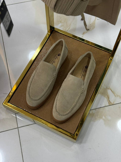 Loro Piana Ancona Suede Loafer