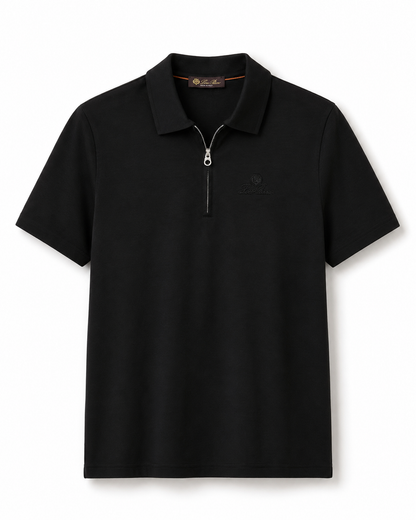Loro Piana Sicilia Zip Polo