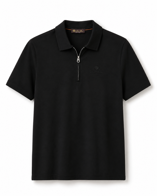 Loro Piana Sicilia Zip Polo