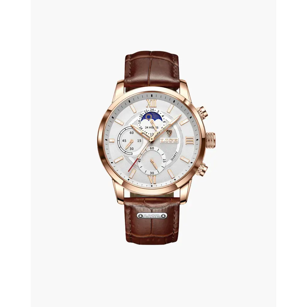 Classic Moonphase Chronograph Watch