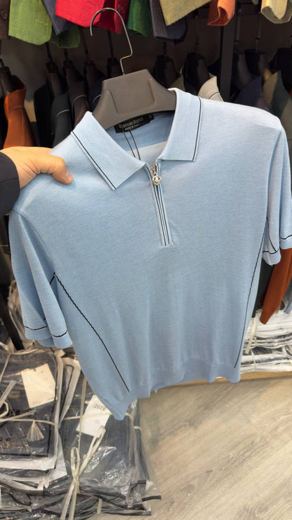 Stefano Ricci Cernobbio Zip Polo