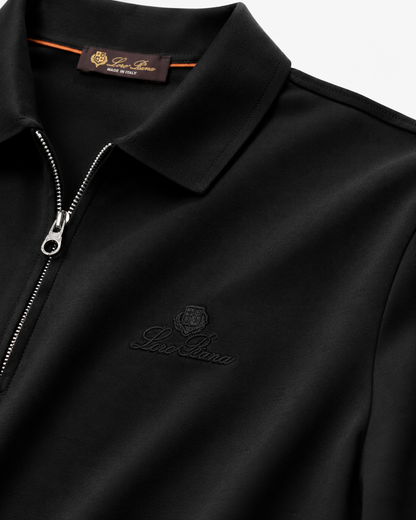 Loro Piana Sicilia Zip Polo