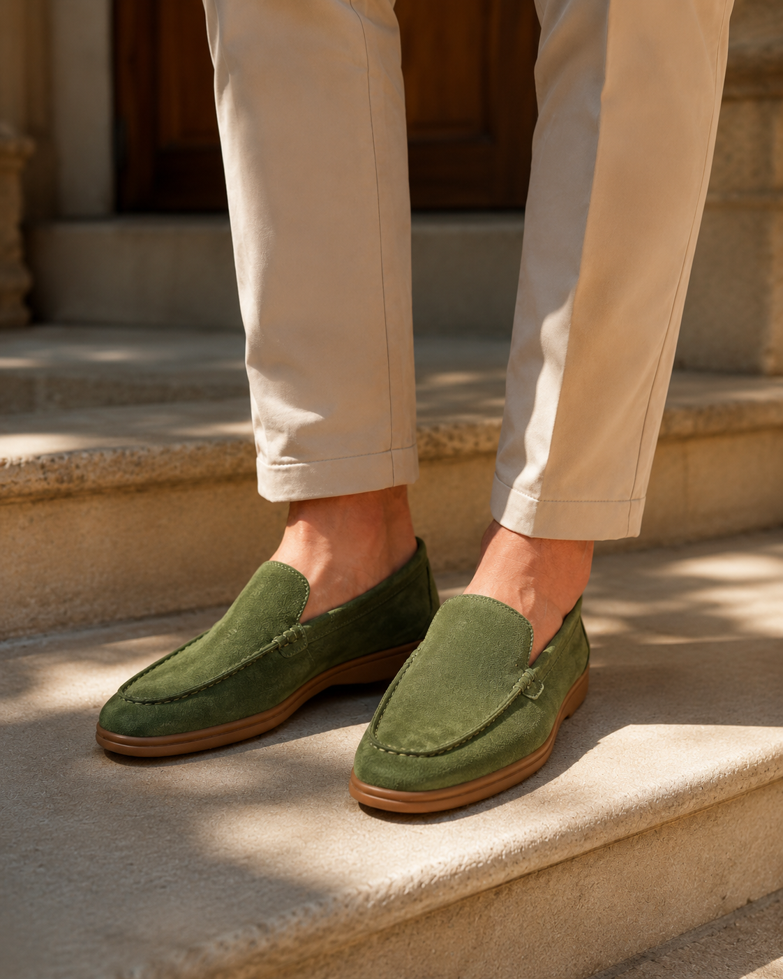 Loro Piana Amalfi Suede Loafer