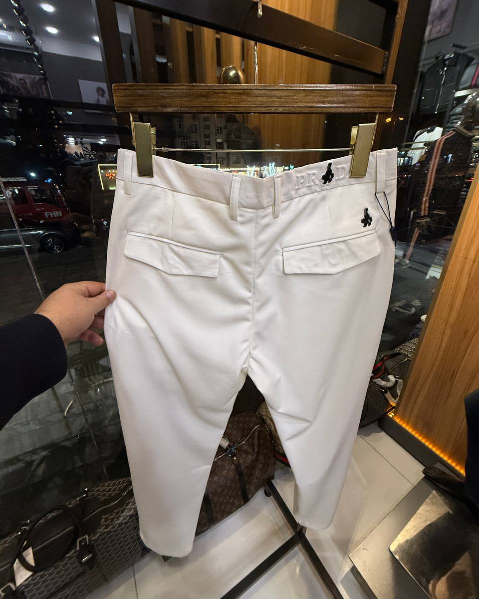 Prada Torino White Trouser
