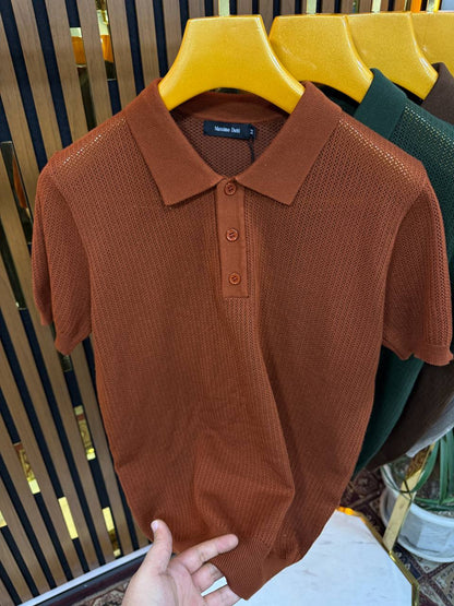 Massimo Dutti Positano Knit Polo