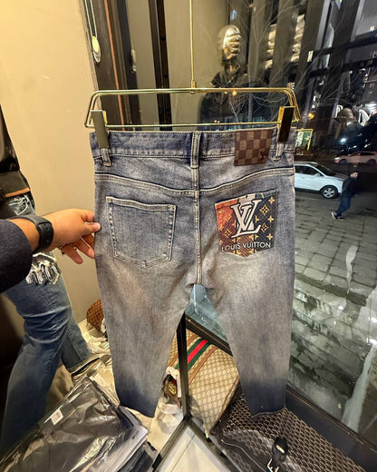 Louis Vuitton Positano Faded Denim