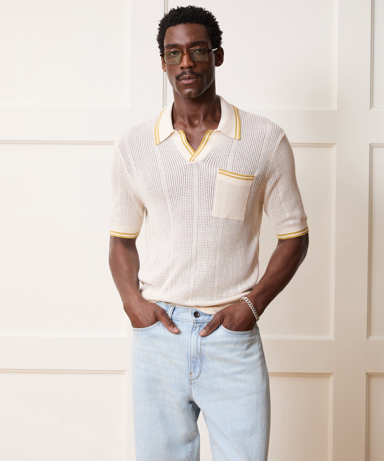Harbor Montauk Sweater Polo — old money style, quiet luxury menswear