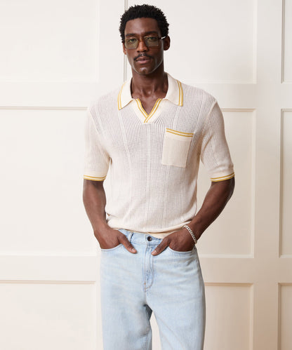 Harbor Montauk Sweater Polo — old money style, quiet luxury menswear