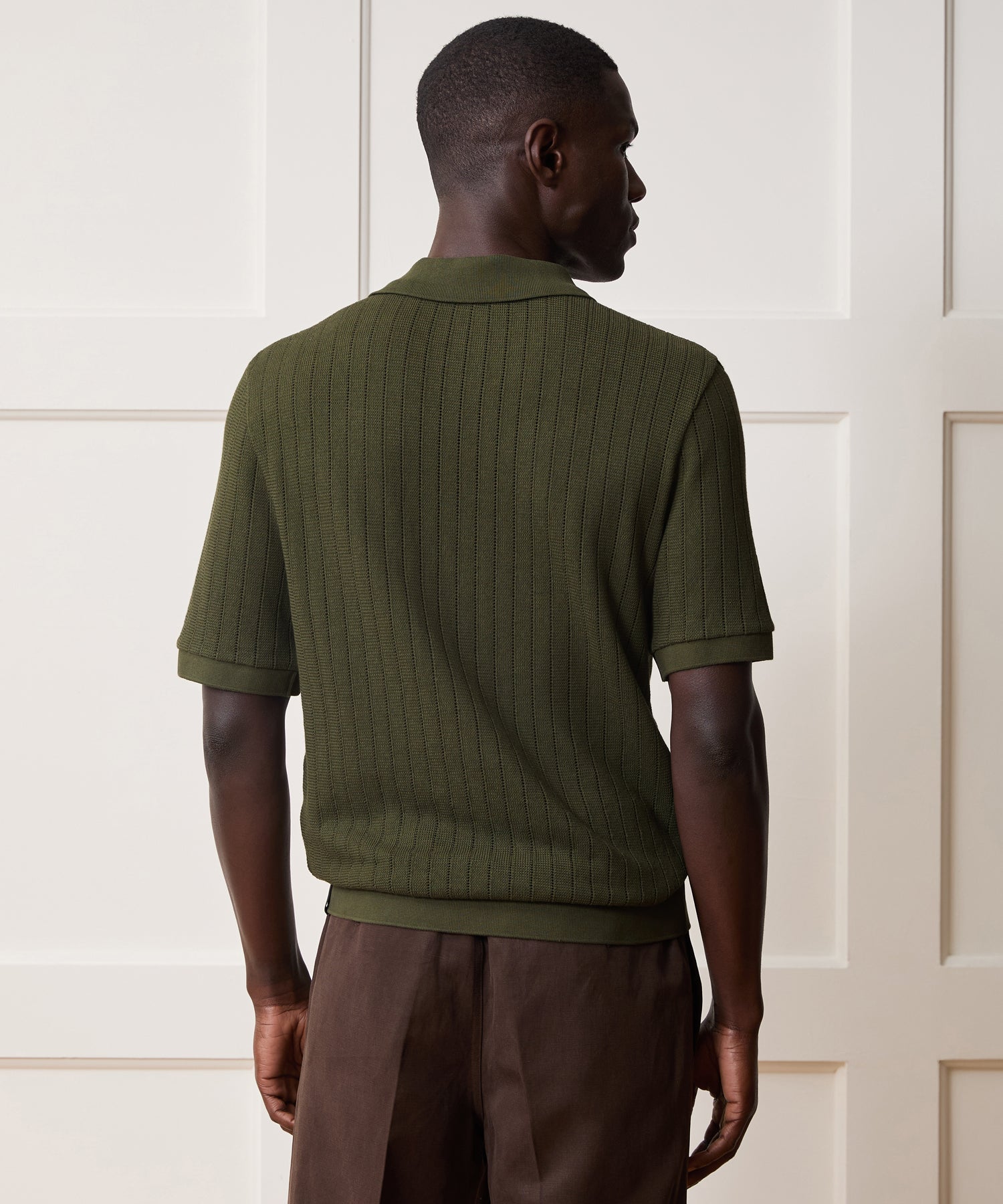 Hemingway Polo (earthbound) — old money style, quiet luxury menswear