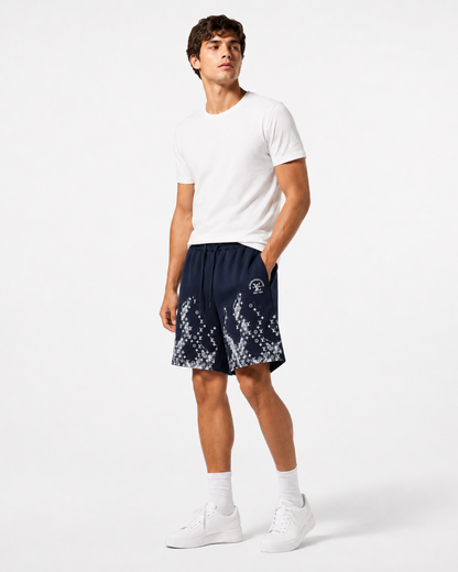 Louis Vuitton Navy Fade Track Short