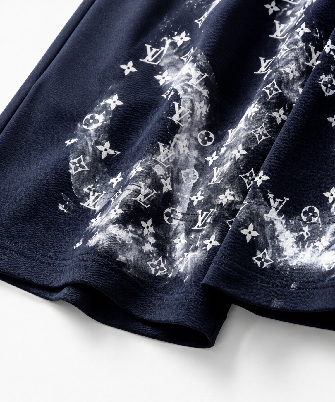 Louis Vuitton Navy Fade Track Short