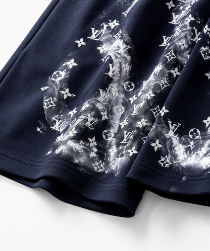 Louis Vuitton Navy Fade Track Short