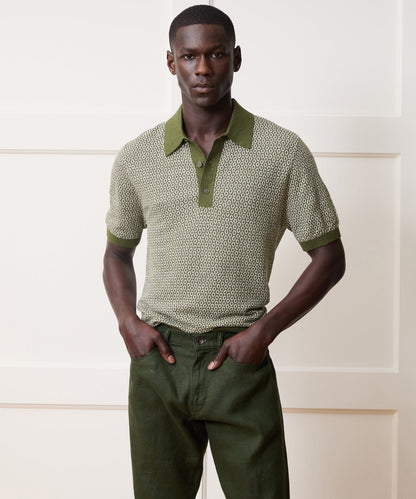 Joshua Sweater Polo (earthbound) — old money style, quiet luxury menswear