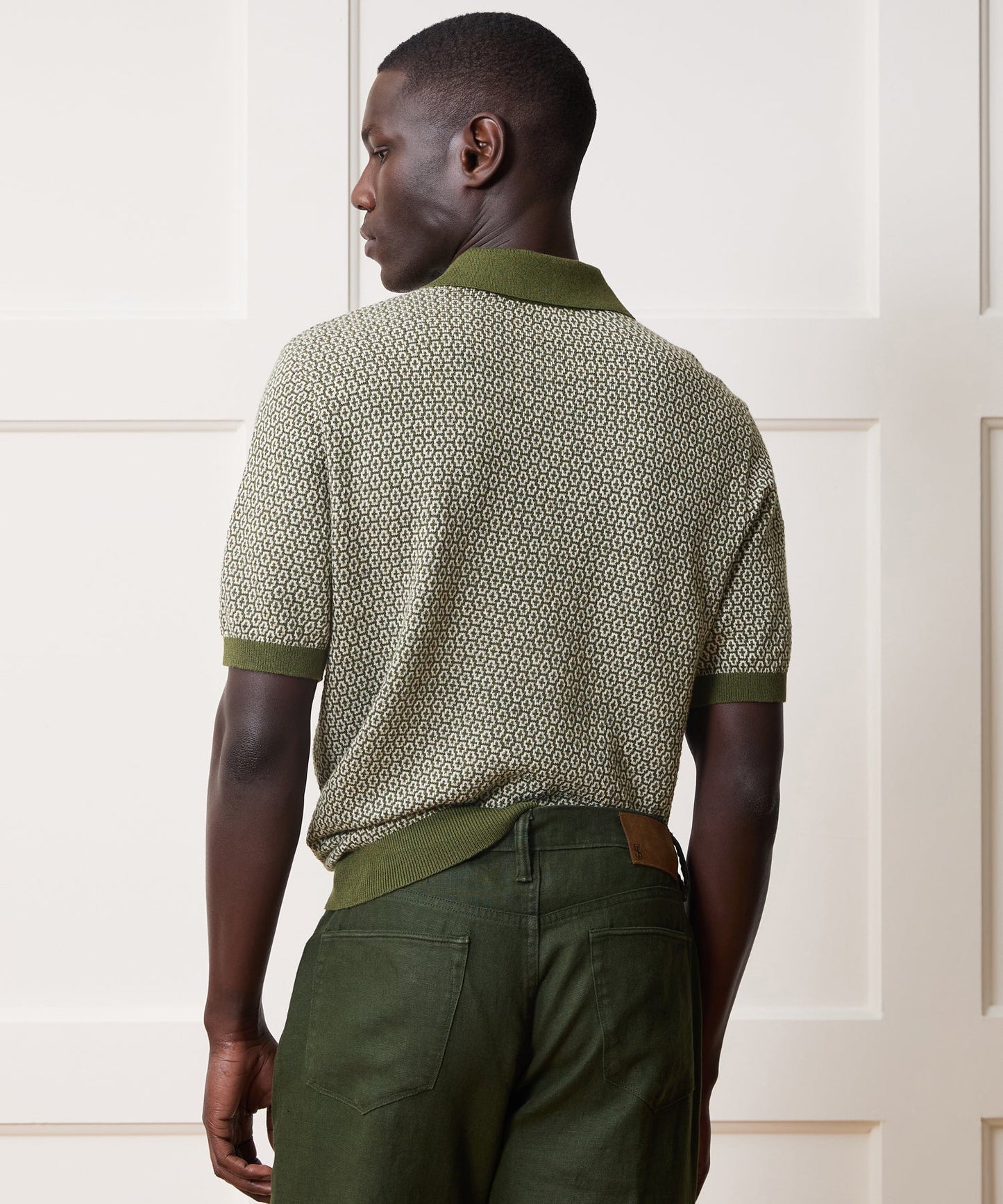 Joshua Sweater Polo (earthbound) — old money style, quiet luxury menswear