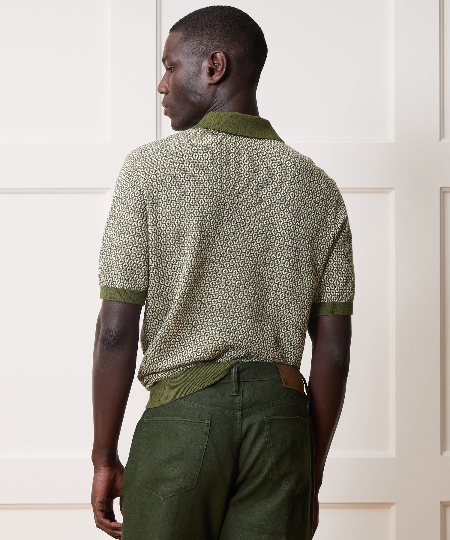Joshua Sweater Polo (earthbound) — old money style, quiet luxury menswear