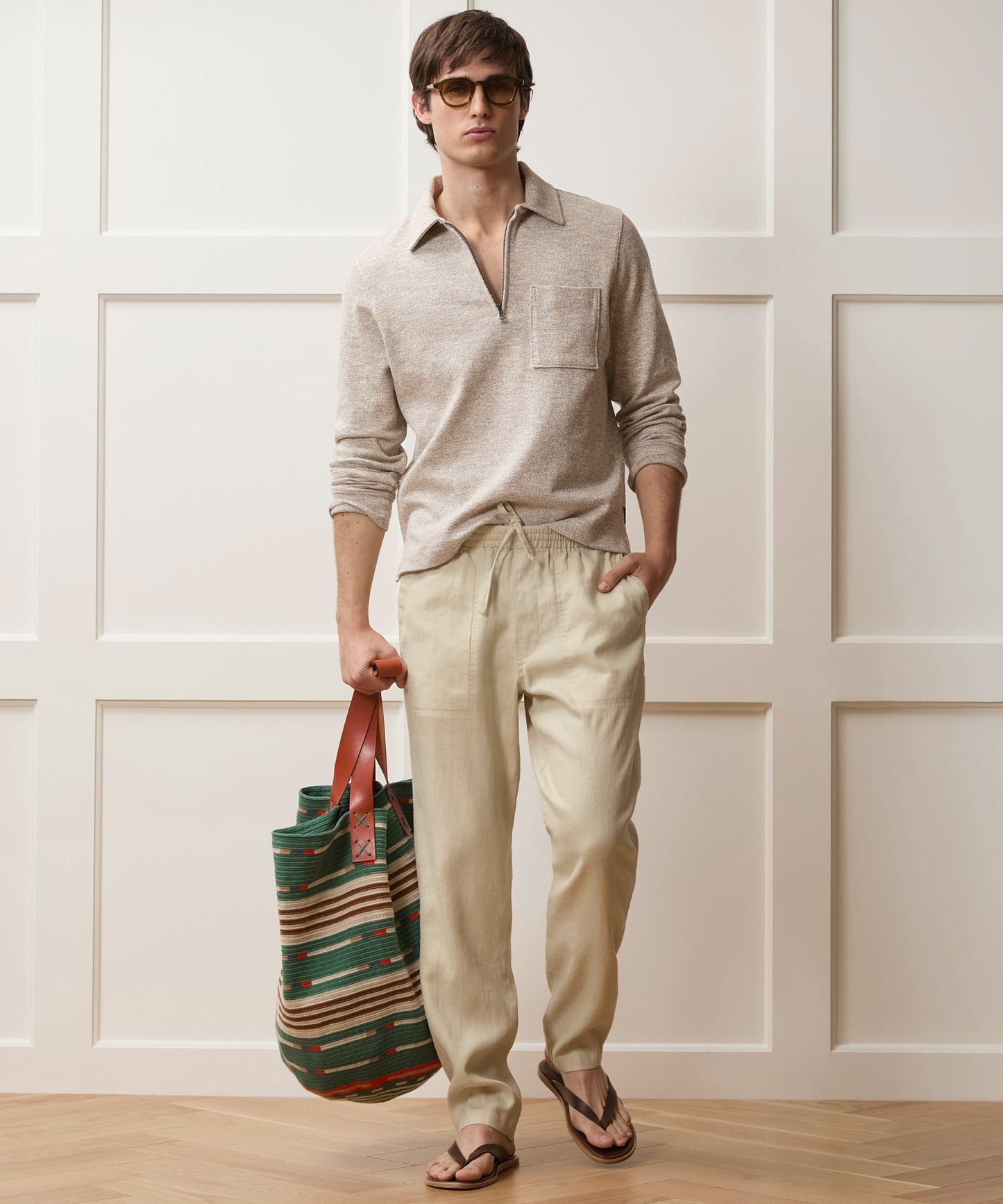 Linen Beach Pant — old money style, quiet luxury menswear