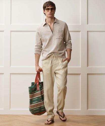 Linen Beach Pant — old money style, quiet luxury menswear