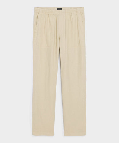 Linen Beach Pant (sanddollar) — old money style, quiet luxury menswear