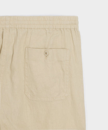 Linen Beach Pant (sanddollar) — old money style, quiet luxury menswear