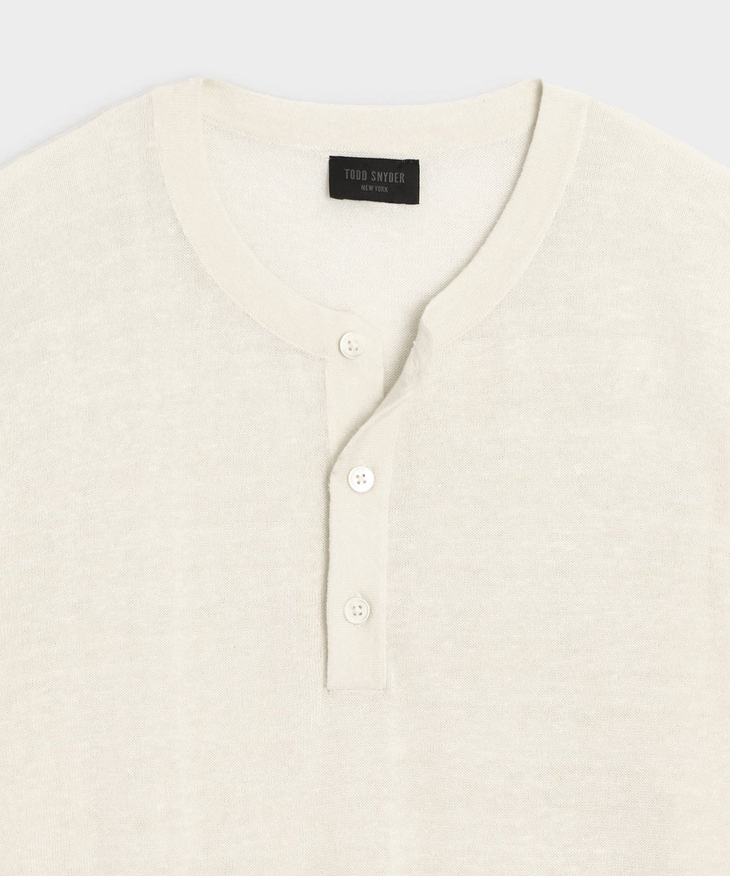 Linen-Cotton Henley Sweater — old money style, quiet luxury menswear