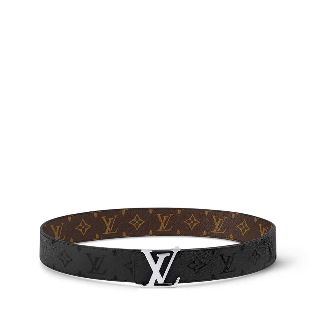 LV initiales Monogram Midnight 40mm Reversible Belt