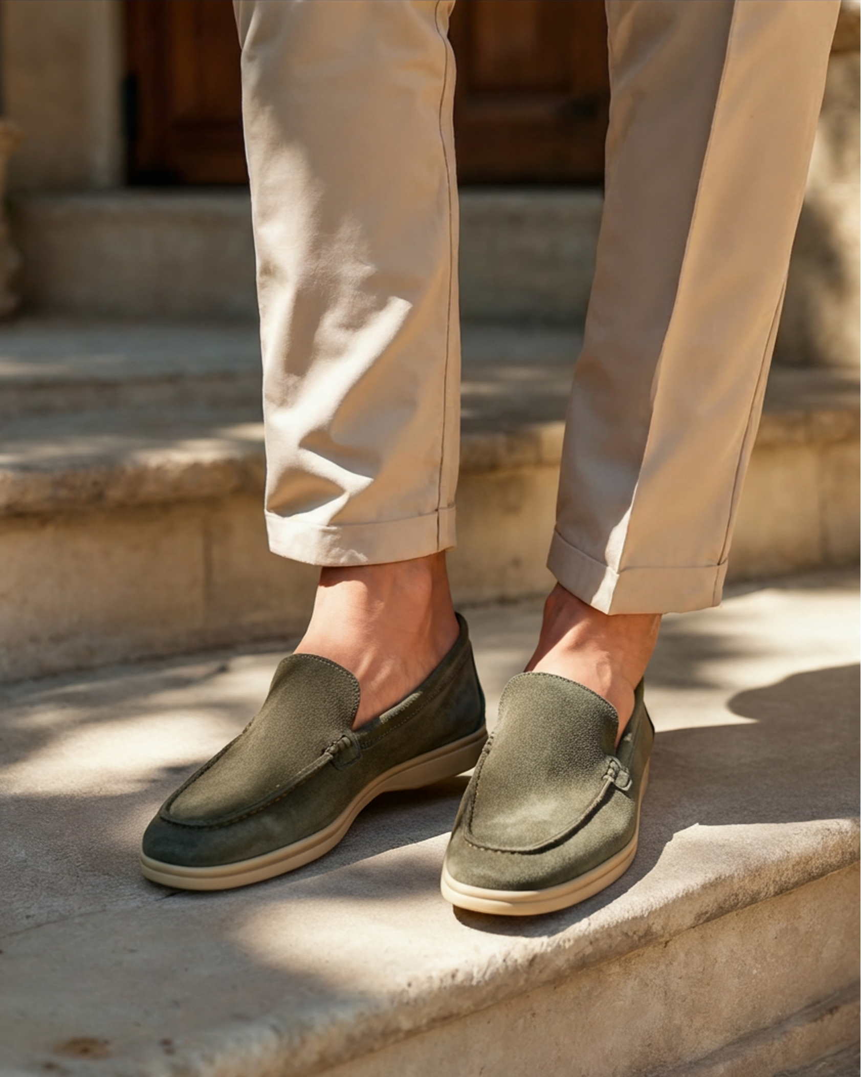 Old Money Premium Suede Loafers — old money style, quiet luxury menswear