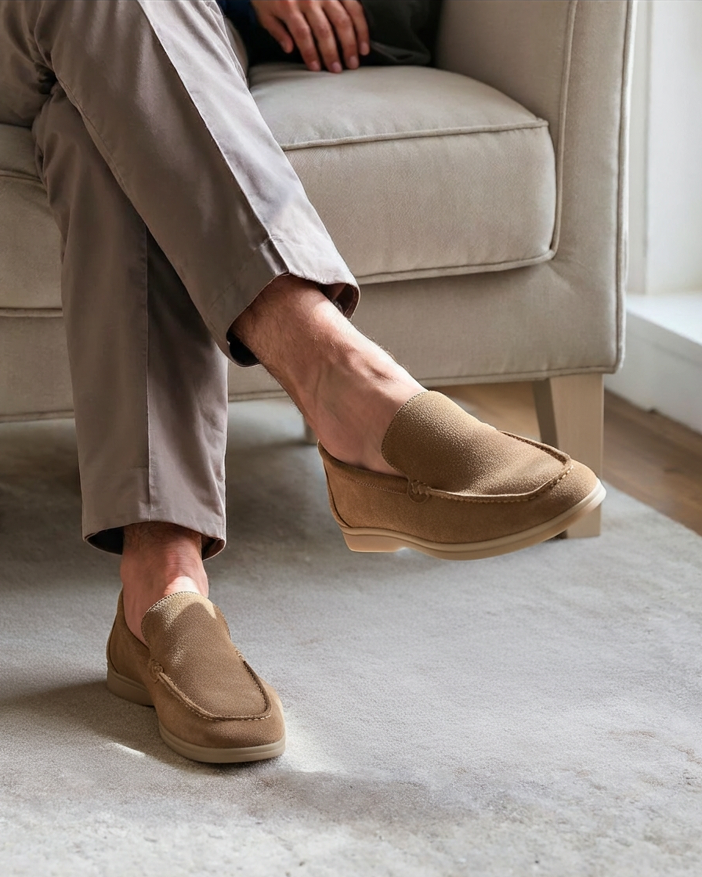 Old Money Premium Suede Loafers — old money style, quiet luxury menswear
