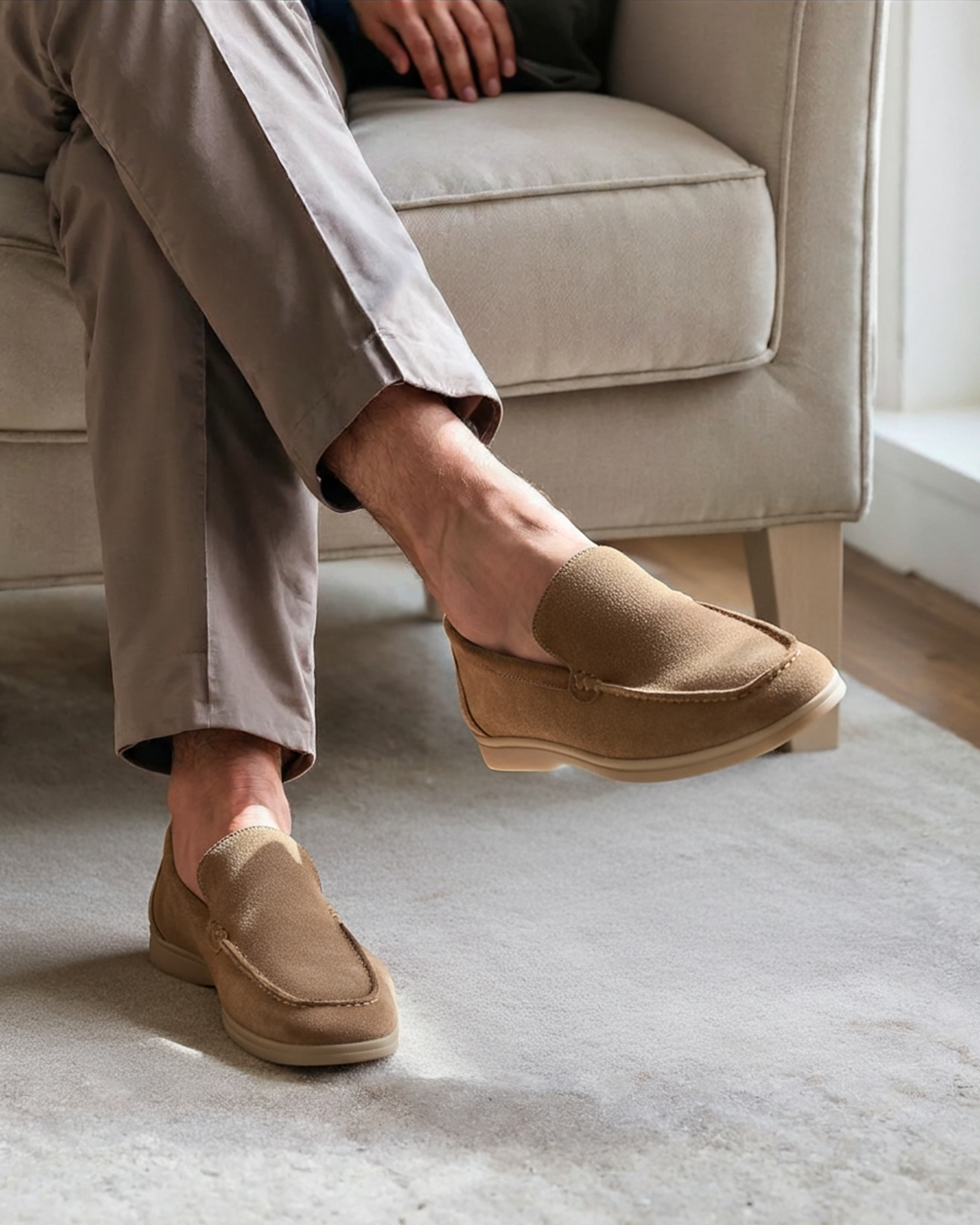 Old Money Premium Suede Loafers — old money style, quiet luxury menswear