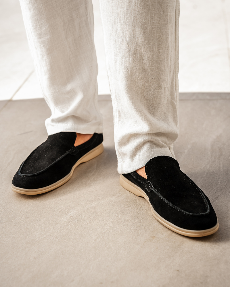 Old Money Premium Suede Loafers — old money style, quiet luxury menswear