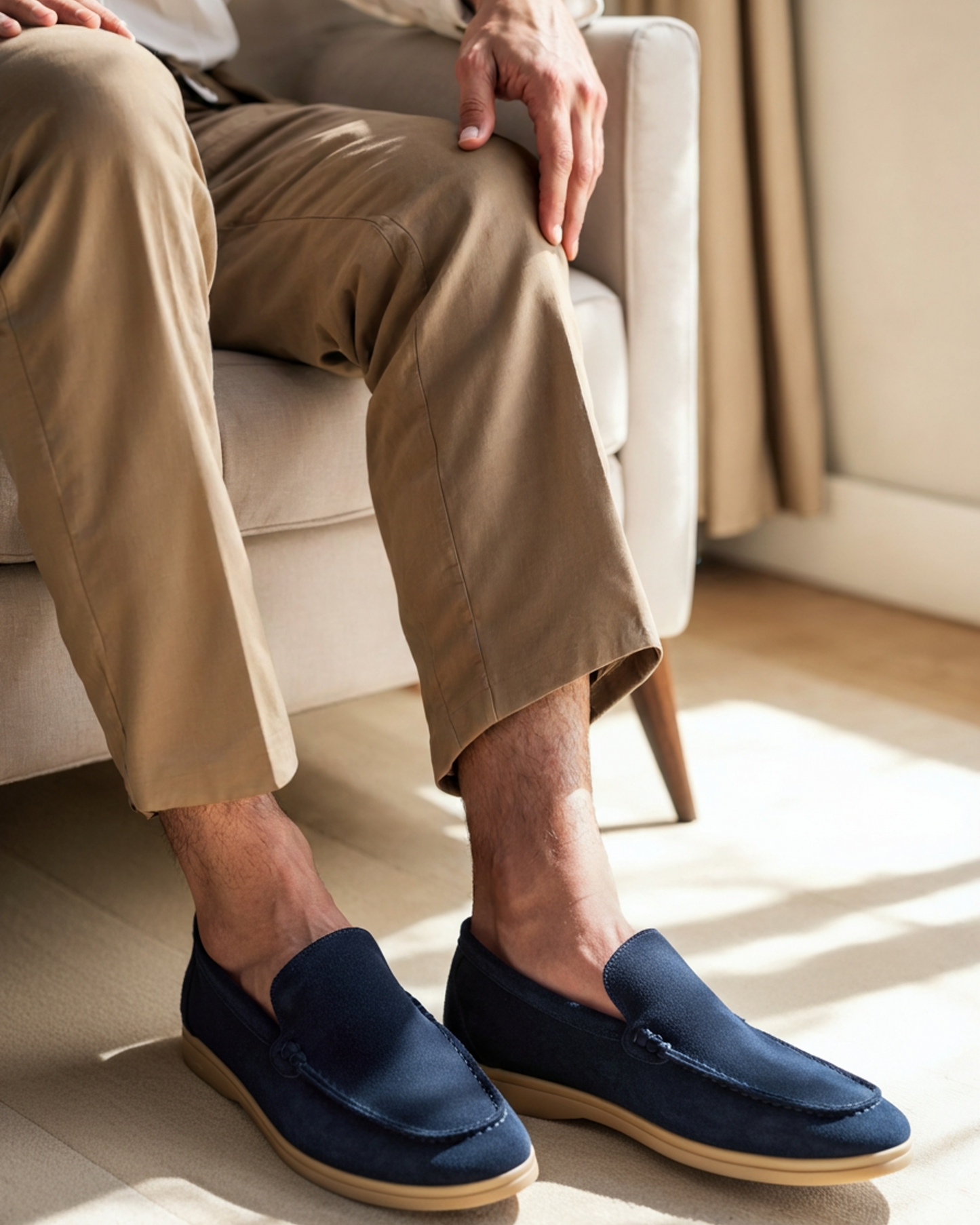 Old Money Premium Suede Loafers — old money style, quiet luxury menswear