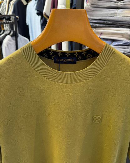 Louis Vuitton Jacquard Cotton Knit Crewneck