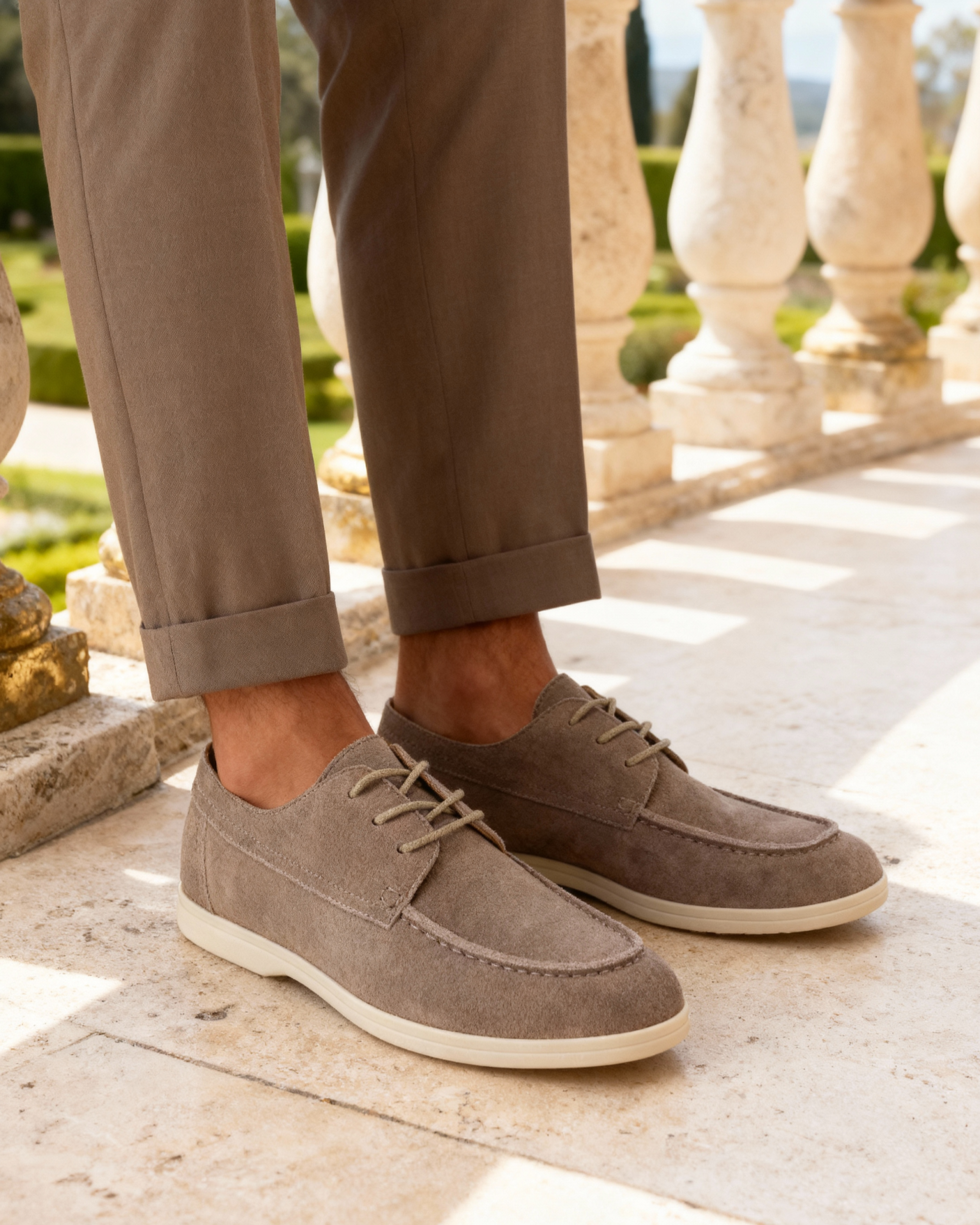Premium Suede Lace Shoes — old money style, quiet luxury menswear