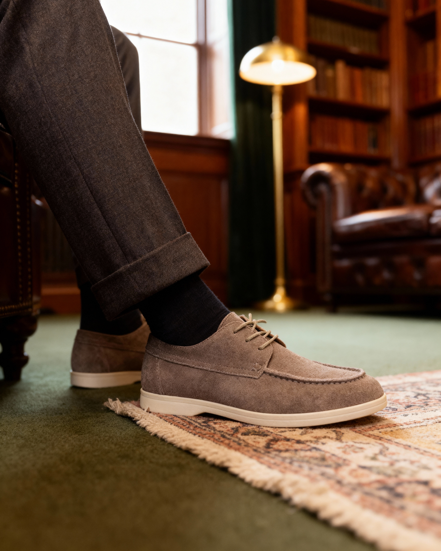 Premium Suede Lace Shoes — old money style, quiet luxury menswear