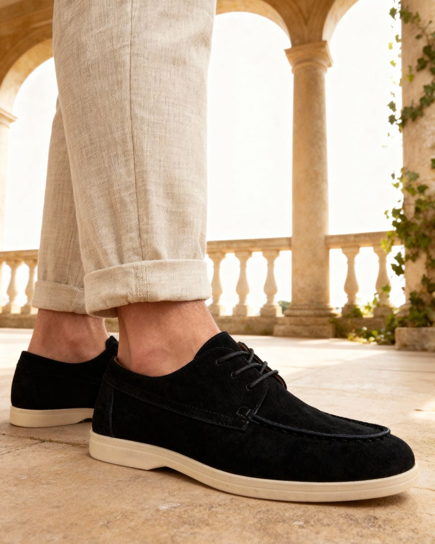 Premium Suede Lace Shoes — old money style, quiet luxury menswear