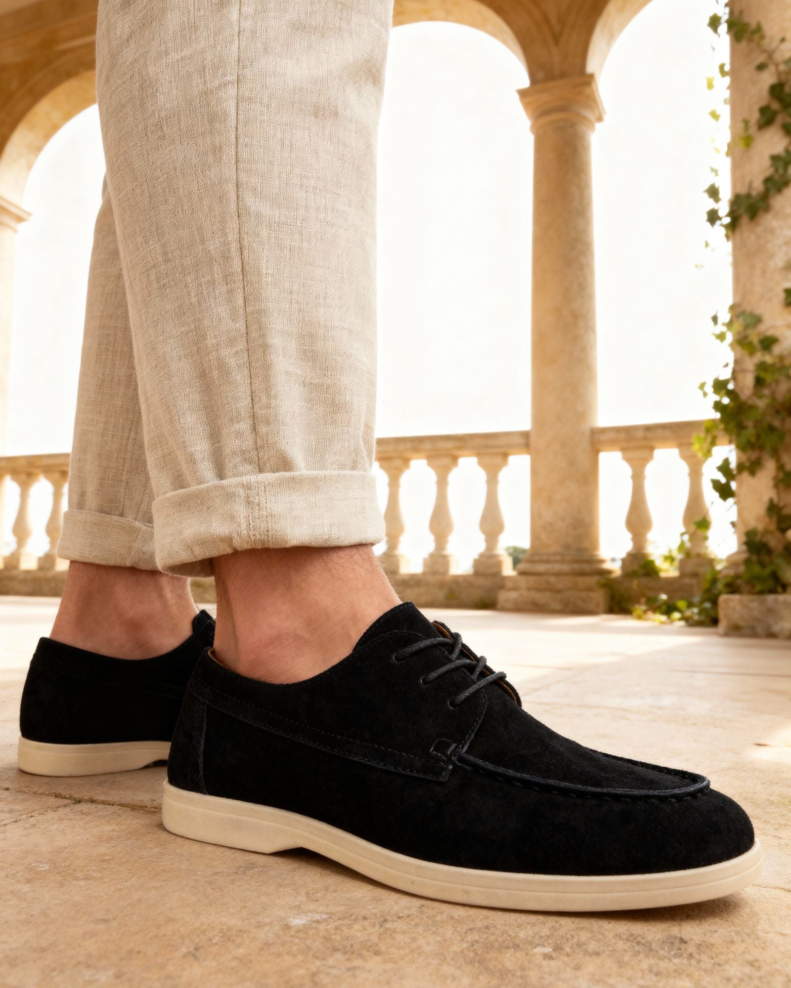 Premium Suede Lace Shoes — old money style, quiet luxury menswear