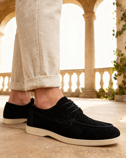 Premium Suede Lace Shoes — old money style, quiet luxury menswear