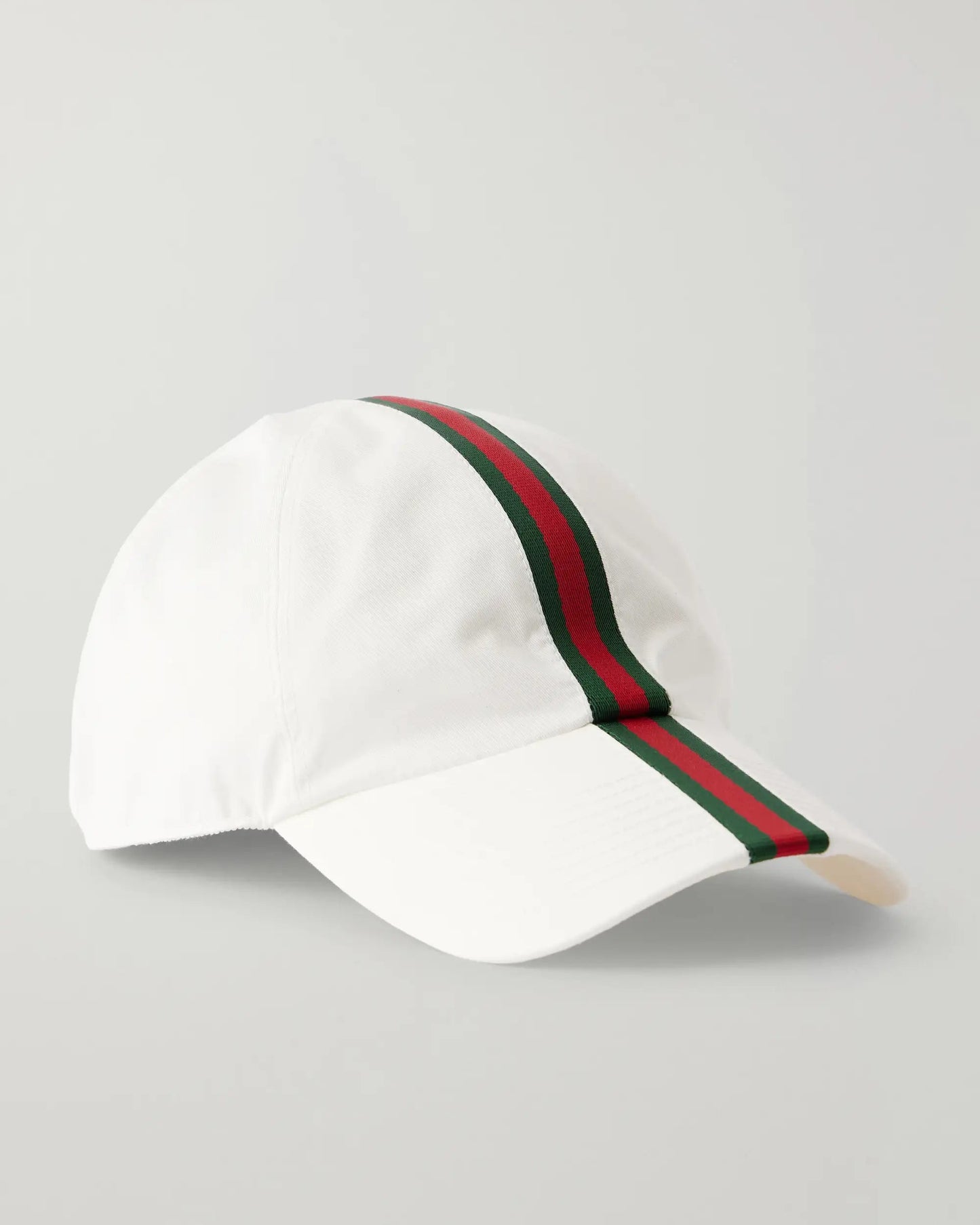 GUCCI Antonine Webbing-Trimmed Cotton-Blend Twill Baseball Cap