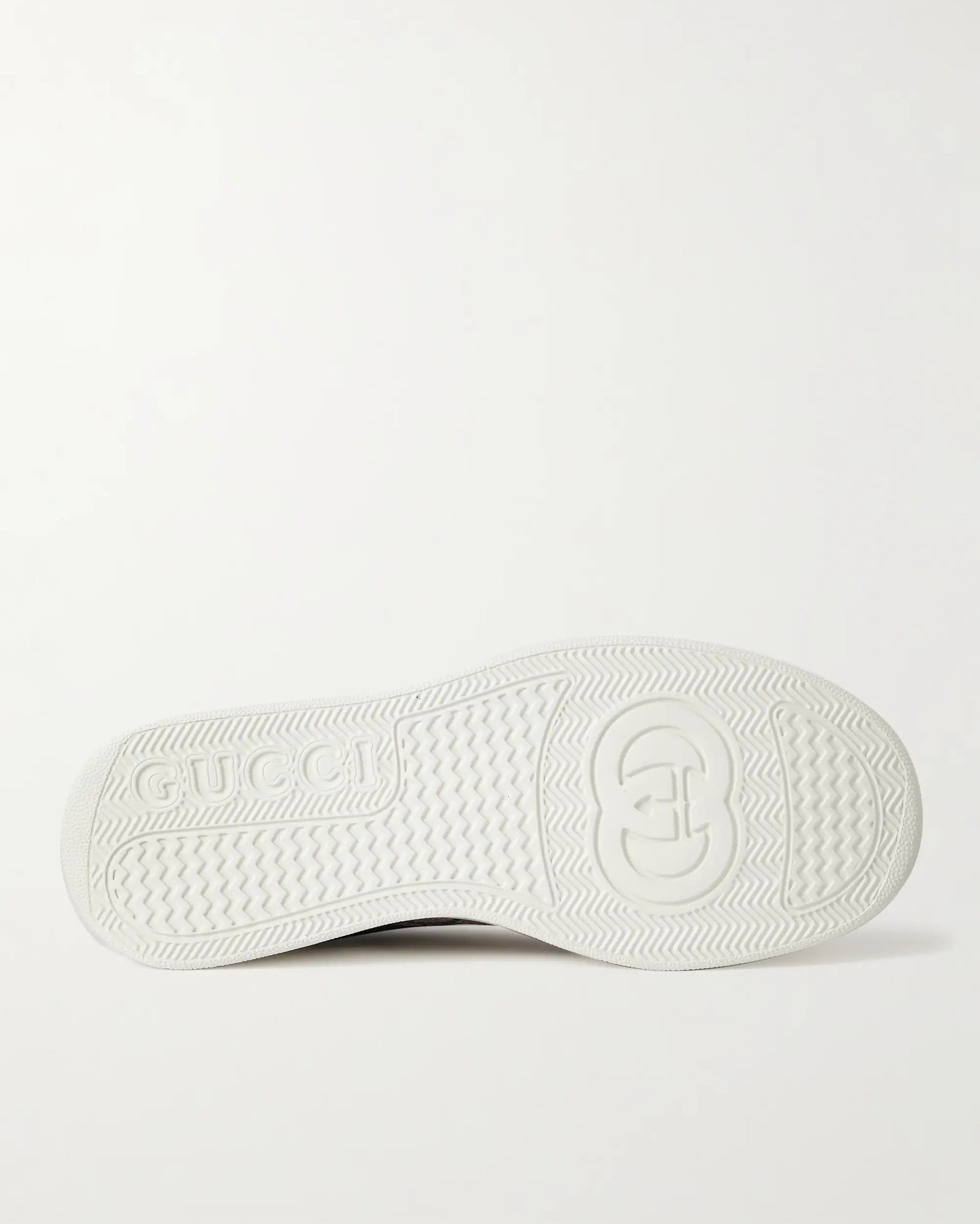 Gucci Monogrammed Coated-Canvas and Leather Sneakers