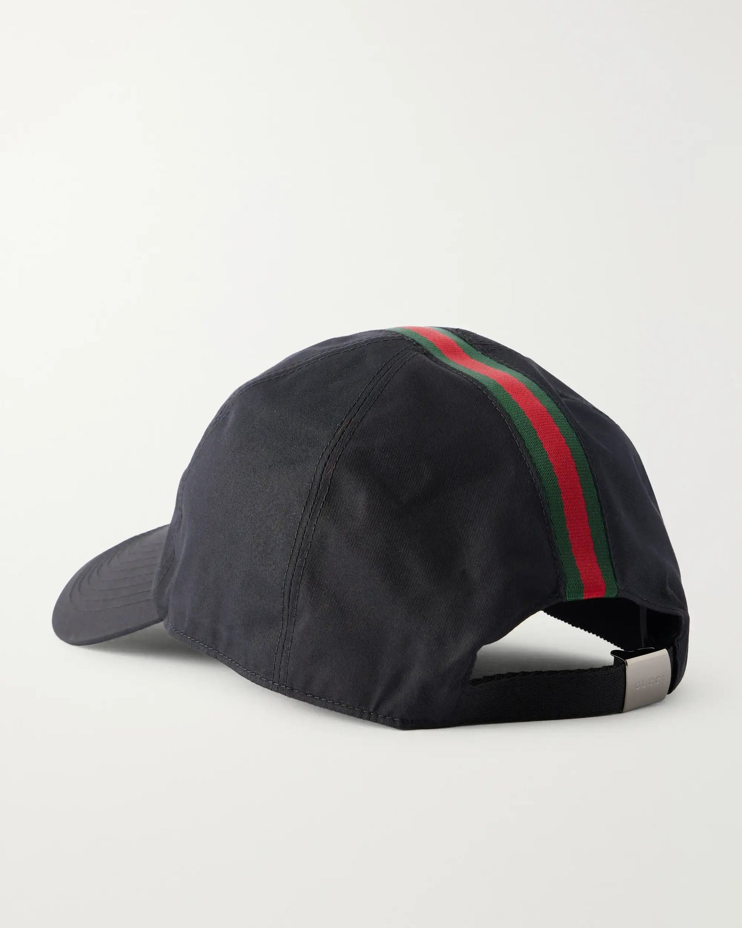 GUCCI Antonine Webbing-Trimmed Cotton-Blend Twill Baseball Cap